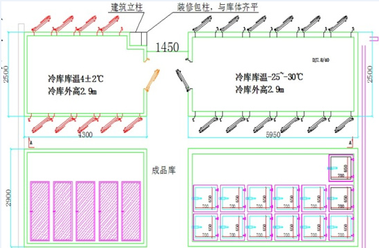 冷庫圖紙